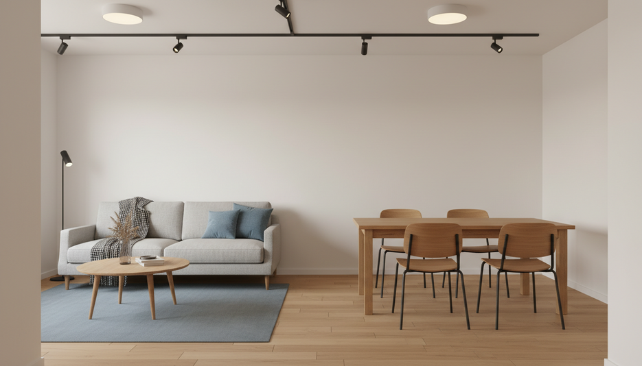 Дизайн 3-комнатной квартиры 80.13 м² в стиле Скандинавский: Для home office - статья журнала RedCat
