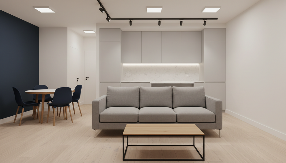 Дизайн 1-комнатной квартиры 37.69 м² в современном стиле: для аренды - статья журнала RedCat