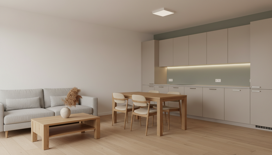 Дизайн 1-комнатной квартиры 39.7 м² в спокойном стиле: для пары - статья журнала RedCat