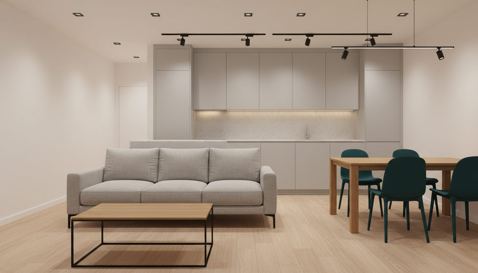 Дизайн 2-комнатной квартиры 71.26 м² в современном стиле: для пары - статья журнала RedCat